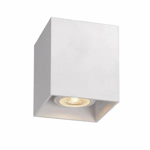 Discount Lucide Spot pour plafond Bodi, angulaire, blanc, GU10, à 1 lampe, aluminium