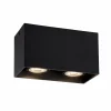 Sale Lucide Spot pour plafond Bodi, angulaire, noir, GU10, à 2 lampes, aluminium