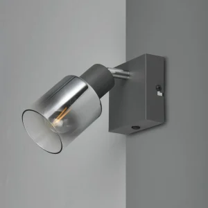Online Reality Leuchten Spot pour plafond Cadiz, à 1 lampe, E14, anthracite
