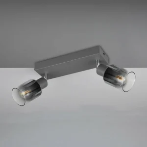 Discount Reality Leuchten Spot pour plafond Cadiz, à 2 lampes, E14, anthracite