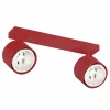 Best Sale Argon Spot pour plafond Chloe réglable à 2 lampes, rouge