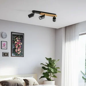 Online TK Lighting Spot pour plafond Cover Wood, à 3 lampes