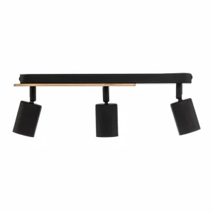 Online TK Lighting Spot pour plafond Cover Wood, à 3 lampes