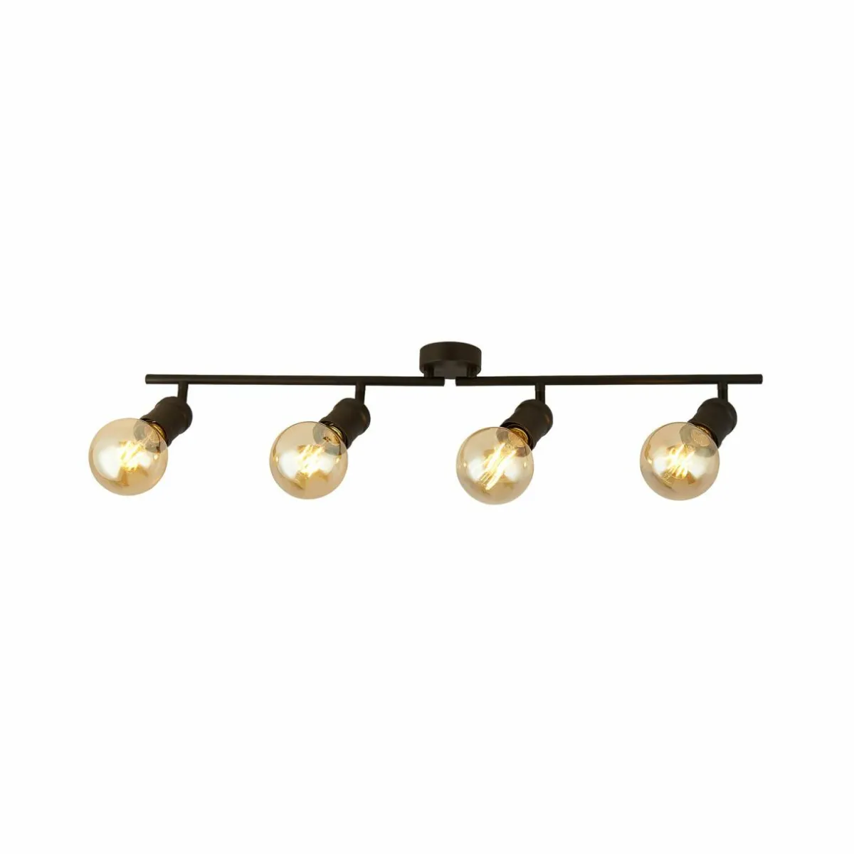 spot_pour_plafond_dance__lampes_noir_mtal_e__cm_1.webp Sale Searchlight Spot pour plafond Dance, 4 lampes, noir, métal, E27, 79 cm