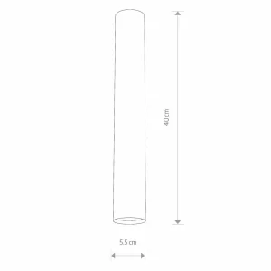 New Nowodvorski Lighting Spot pour plafond Eye, hauteur 40 cm, blanc