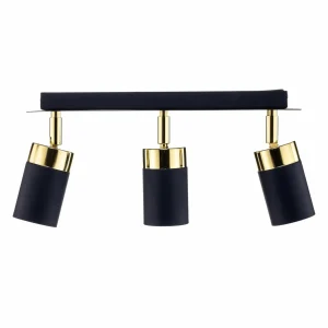 Clearance Eko-Light Spot pour plafond Joker, à trois lampes, bleu-doré