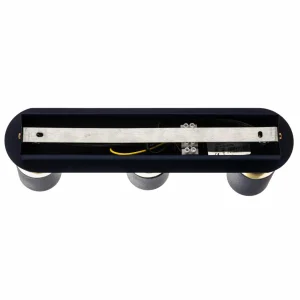 Clearance Eko-Light Spot pour plafond Joker, à trois lampes, bleu-doré