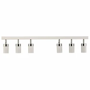 Best Sale Eko-Light Spot pour plafond Joker, blanc/argenté, à 6 lampes