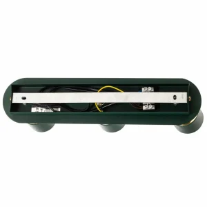 Sale Eko-Light Spot pour plafond Joker, vert/doré, à 3 lampes