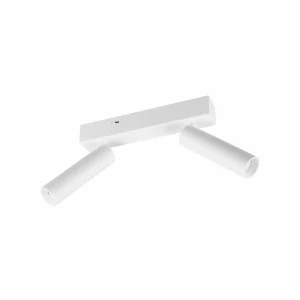 Best Sale Trio Lighting Spot pour plafond LED Ambala, à 2 lampes, blanc, métal, CCT, intensité
