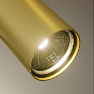 Clearance SIGMA Spot pour plafond Leda 3, à 3 lampes, noir-or