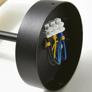 Clearance SIGMA Spot pour plafond Leda 3, à 3 lampes, noir-or