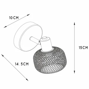 Cheap Lucide Spot pour plafond Maren, à 1 lampe, noir