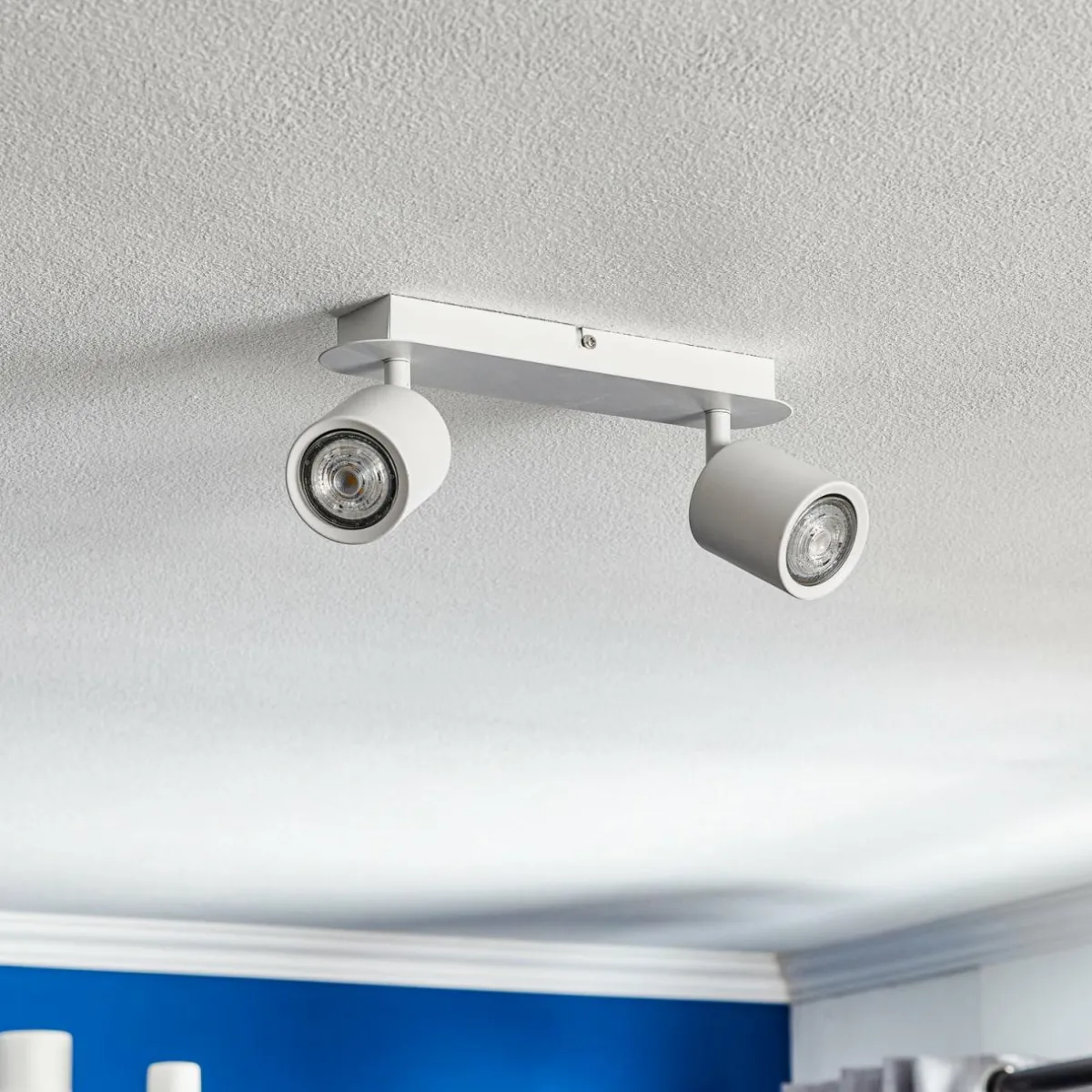 spot_pour_plafond_modo_en_inox_blanc_deux_lampes_0.webp Clearance Luminex Spot pour plafond Modo en inox, blanc, deux lampes