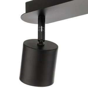 Best Luminex Spot pour plafond Modo en métal, noir à 4 lampes