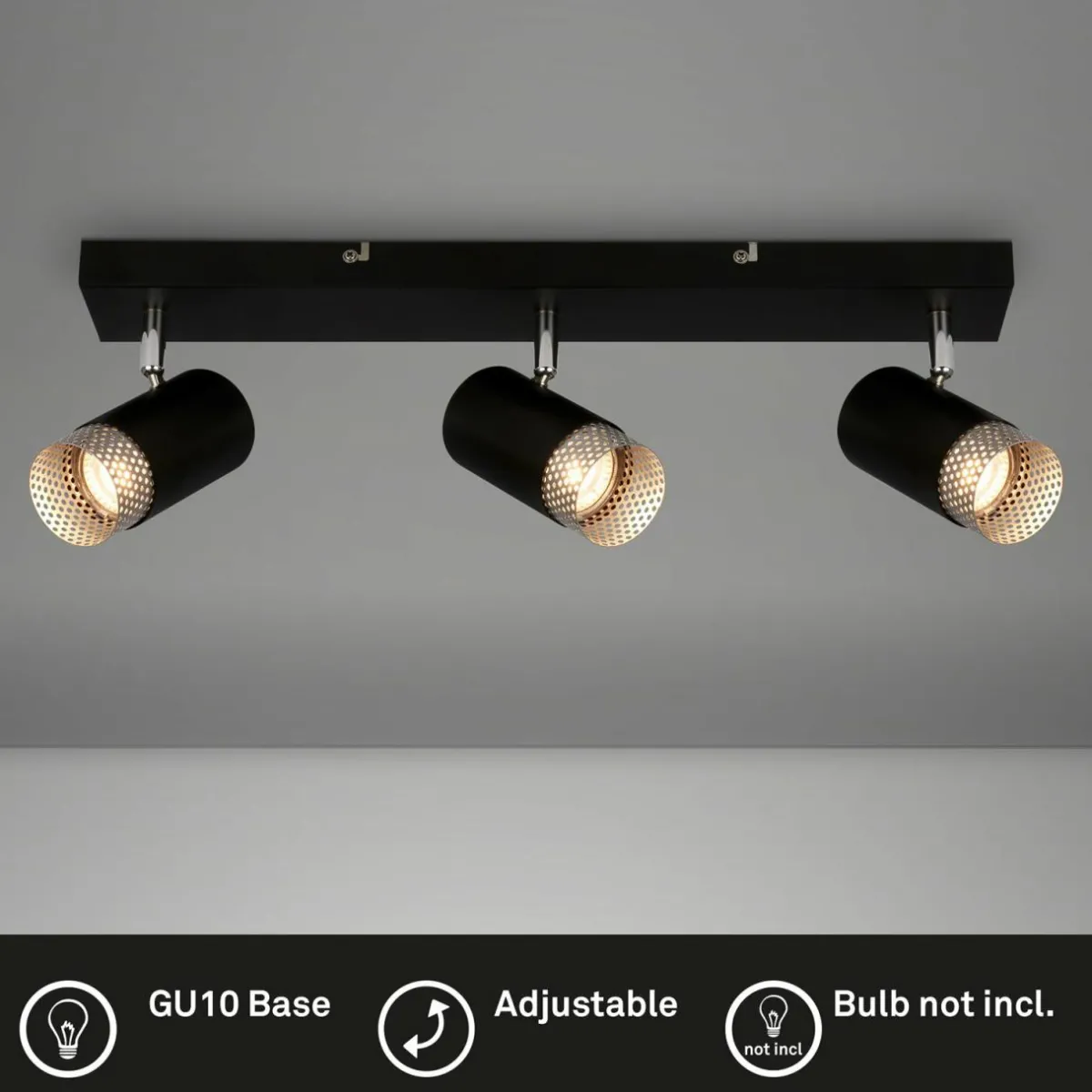 spot_pour_plafond_plek_gu_noirargent___lampes_4.webp Fashion Briloner Spot pour plafond Plek GU10 noir/argent à 3 lampes
