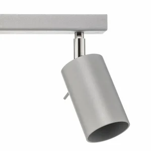 Outlet SOLLUX LIGHTING Spot pour plafond Round gris à deux lampes