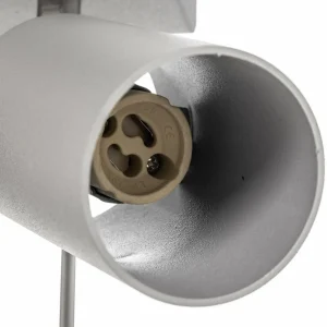 Outlet SOLLUX LIGHTING Spot pour plafond Round gris à deux lampes