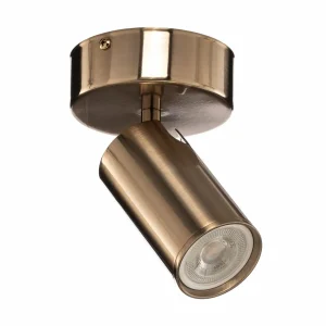 Fashion Lucea Spot pour plafond Spotte, laiton ancien, 1 lampe