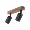 Shop TK Lighting Spot pour plafond Subrin, noyer, à 2 lampes
