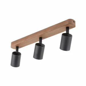 Online TK Lighting Spot pour plafond Subrin, noyer, à 3 lampes