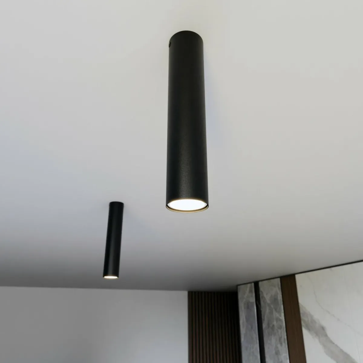 spot_pour_plafond_tecno_m_acier_gu_hauteur__cm_noir_3.webp Best EMIBIG LIGHTING Spot pour plafond Tecno 1M, acier, GU10, hauteur 30 cm, noir