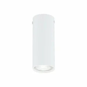 Shop EMIBIG LIGHTING Spot pour plafond Tecno 1S, acier, GU10, hauteur 15 cm, blanc