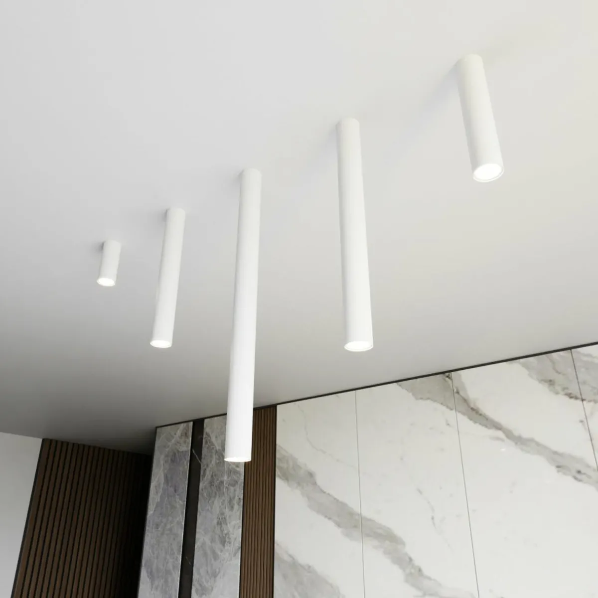 spot_pour_plafond_tecno_xl_acier_gu_hauteur__cm_blanc_2.webp Best Sale EMIBIG LIGHTING Spot pour plafond Tecno 1XL, acier, GU10, hauteur 60 cm, blanc