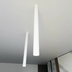 Cheap EMIBIG LIGHTING Spot pour plafond Tecno 1XXL, acier, GU10, hauteur 80 cm, blanc