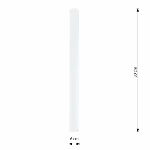 Cheap EMIBIG LIGHTING Spot pour plafond Tecno 1XXL, acier, GU10, hauteur 80 cm, blanc