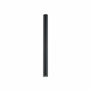 Shop EMIBIG LIGHTING Spot pour plafond Tecno 1XXL, acier, GU10, hauteur 80 cm, noir