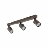 Discount TK Lighting Spot pour plafond Top, ajustable, brun, à 3 lampes linear