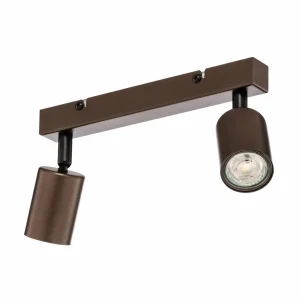 Store TK Lighting Spot pour plafond Top, ajustable, brun, à 2 lampes linear