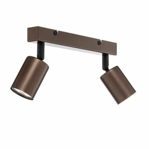 Store TK Lighting Spot pour plafond Top, ajustable, brun, à 2 lampes linear