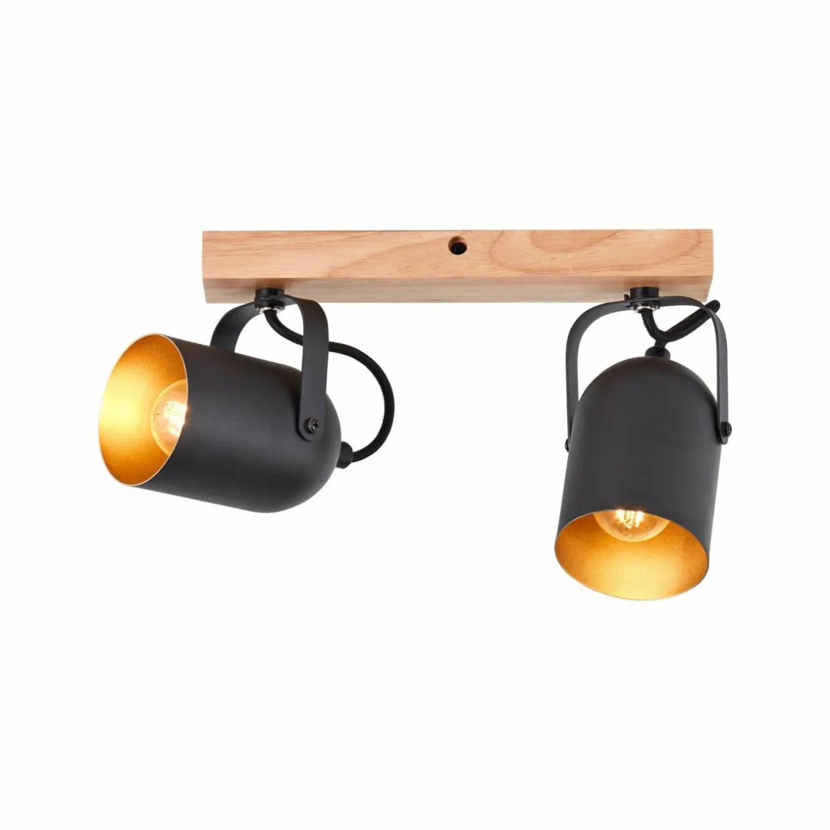 spot_pour_plafond_tronte_longueur__cm_noiror___lampes_2.webp Cheap Brilliant Spot pour plafond Tronte, longueur 37,5 cm, noir/or, à 2 lampes.