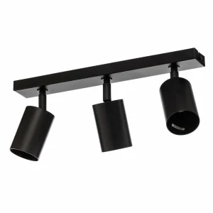 Discount SIGMA Spot pour plafond Zoom, à 3 lampes, noir