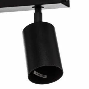 Discount SIGMA Spot pour plafond Zoom, à 3 lampes, noir