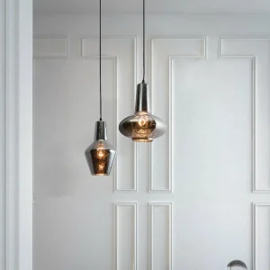 Best Zambelis Suspension 17053 en verre, chromée Ø 25 cm