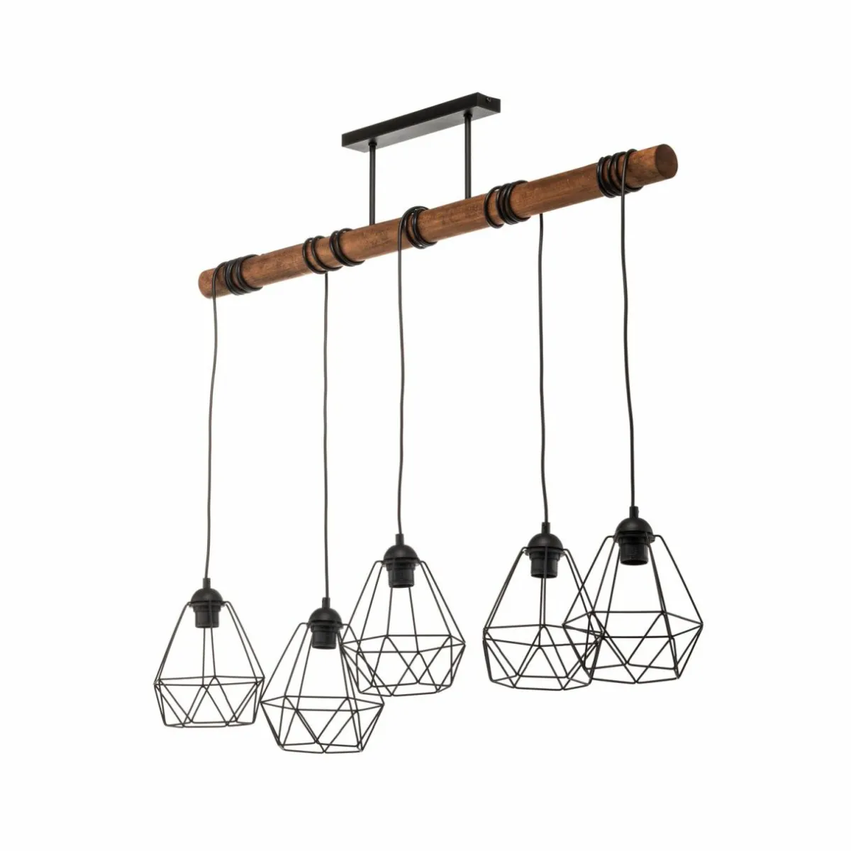 suspension_acero_abatjour_cages__cinq_lampes_1.webp Best Sale Eko-Light Suspension Acero abat-jour cages, à cinq lampes