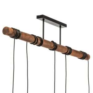 Best Sale Eko-Light Suspension Acero abat-jour cages, à cinq lampes