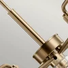 New KICHLER Suspension Aivian, à 5 lampes, laiton vieilli