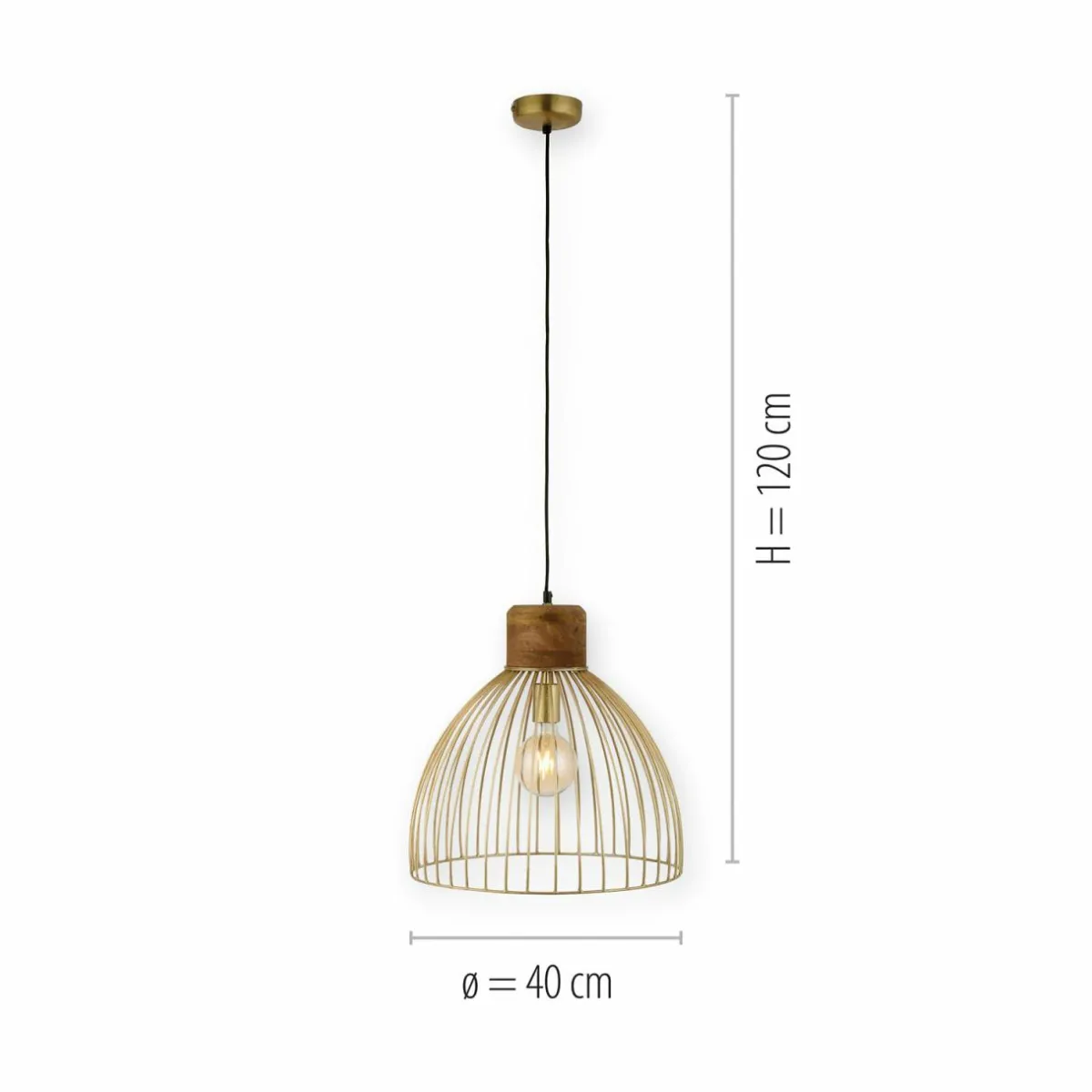 suspension_alami_bois_de_manguier_laiton_mat___lampes_2.webp Discount JUST LIGHT. Suspension Alami bois de manguier laiton mat à 3 lampes.