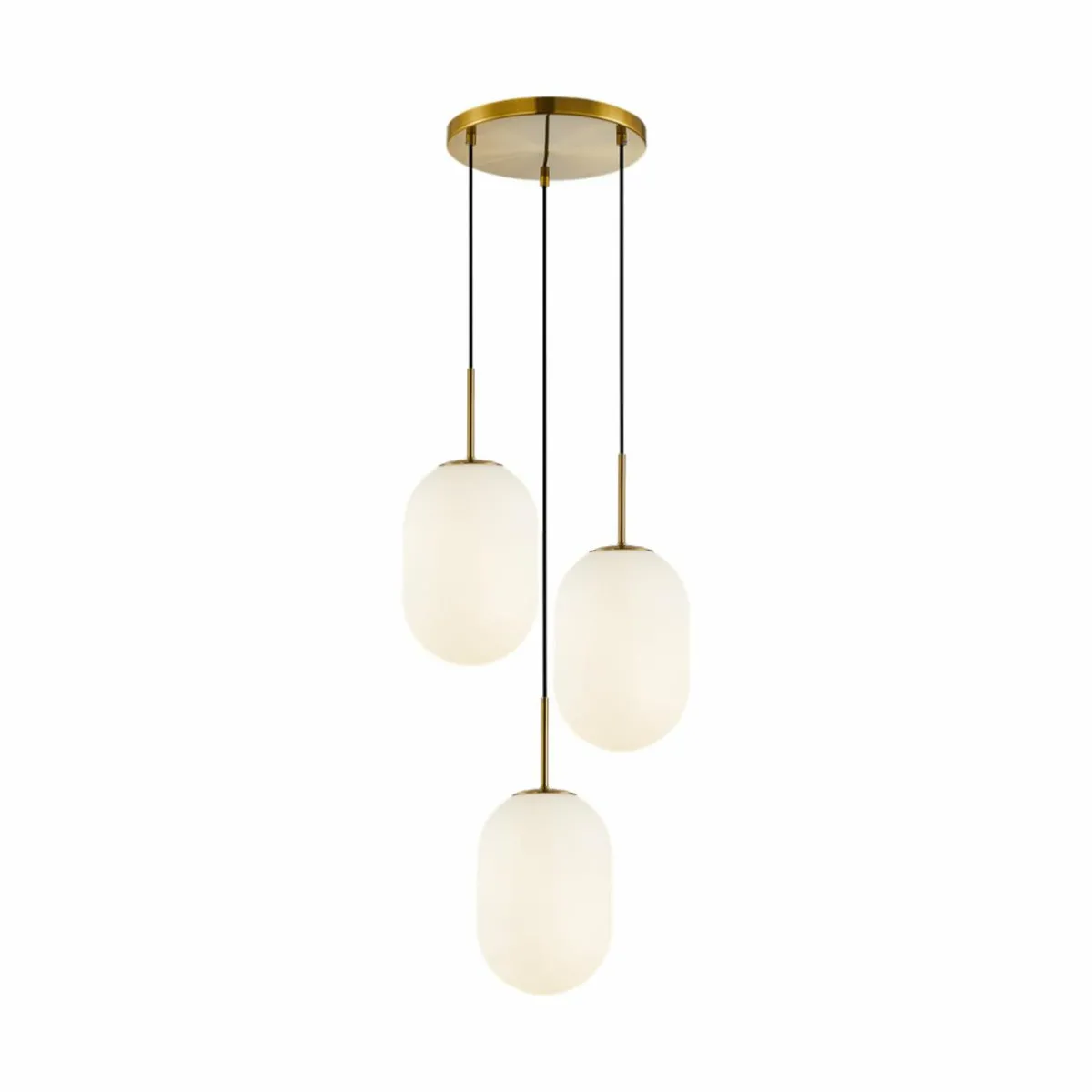 suspension_alias_mtal_dor_verre_opalin__lampes_rondes_1.webp Shop Eko-Light Suspension Alias, métal doré verre opalin, 3 lampes rondes