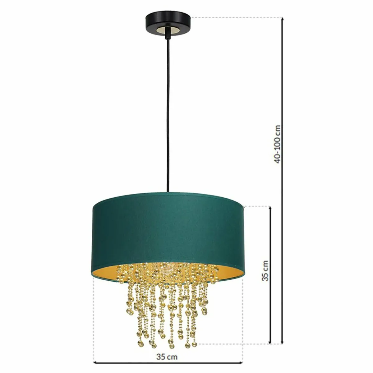 suspension_almeria_vertedore_2.webp Cheap Eko-Light Suspension Almeria, verte/dorée