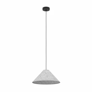 Cheap EGLO Suspension Alsager avec abat-jour feutre cône