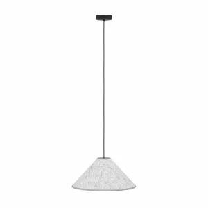 Cheap EGLO Suspension Alsager avec abat-jour feutre cône