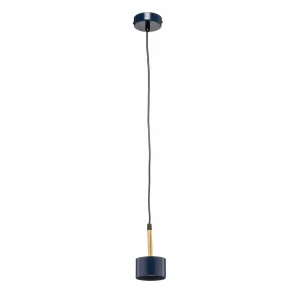 Best Sale Eko-Light Suspension Arena longue à une lampe, bleu-doré