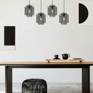 Online Globo Suspension Augustin, à 4 lampes