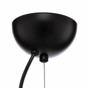 Hot Avonni Suspension AV-5064-1BSY, abat-jour métal et verre