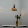 Cheap Avonni Suspension AV-5063-1E avec abat-jour verre, dorée